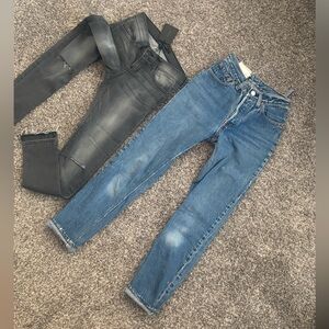 TWO Jeans-Sz 0, Vintage Buttonfly Levi’s, Sz 23”, Flying Monkey, Sz 25”, GUC/NWT